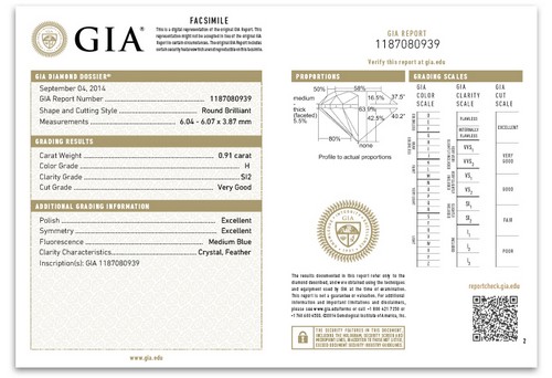 gia certified diamond lookup